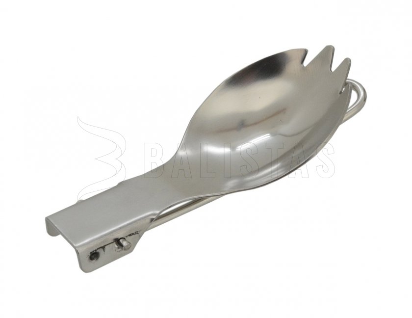 Roestvrijstalen opvouwbare lepel 155/90 mm