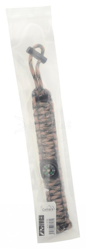Outdoor armband met kompas en accessoires