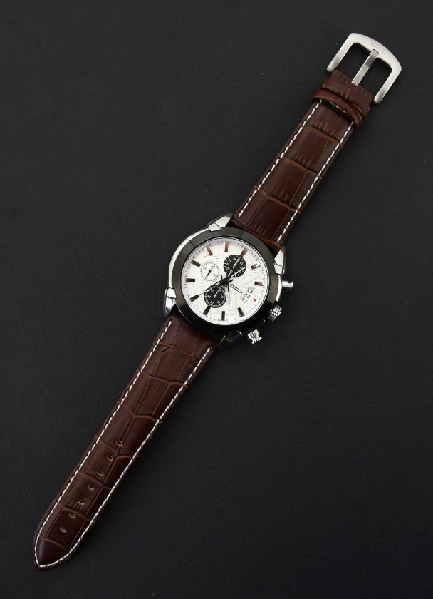 Horloge Chrono White Compass