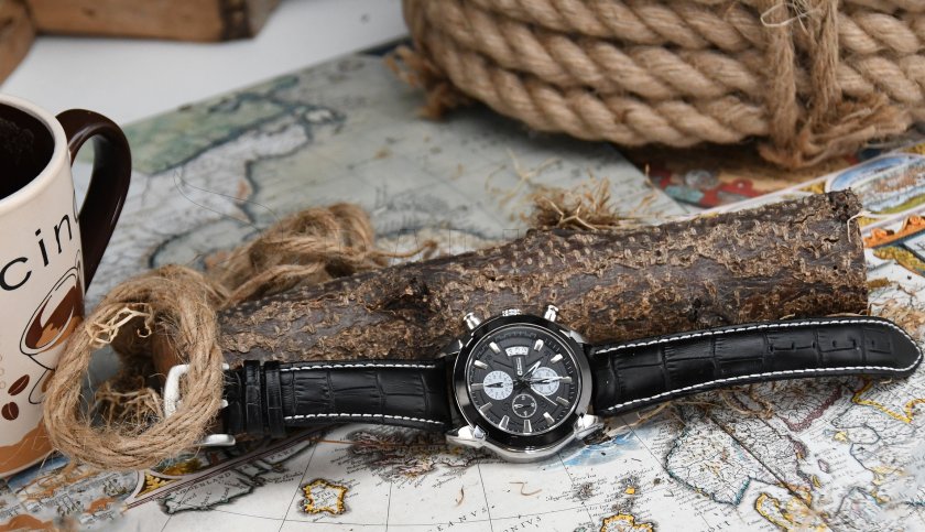 Horloge Chrono Black Compass