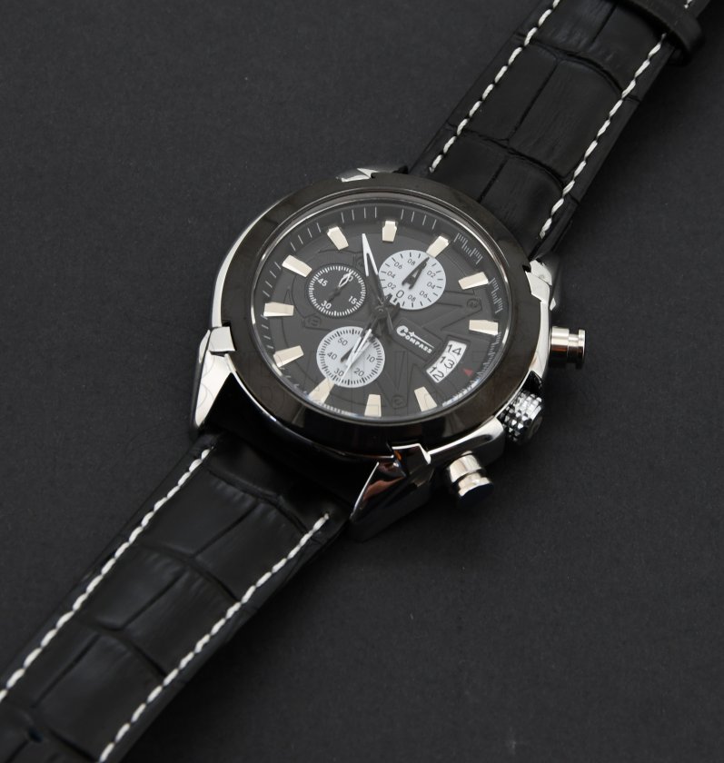 Horloge Chrono Black Compass