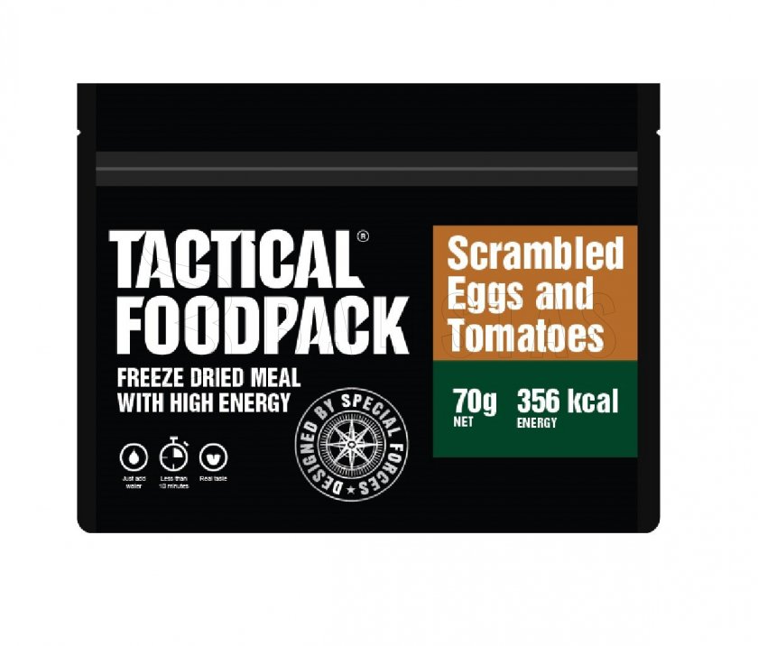Gedehydrateerde maaltijd - roerei met tomaten Tactical Foodpack