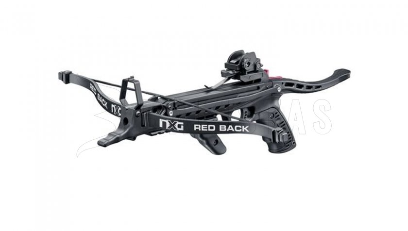 Pistoolkruisboog NXG Red Back 80lbs zwart