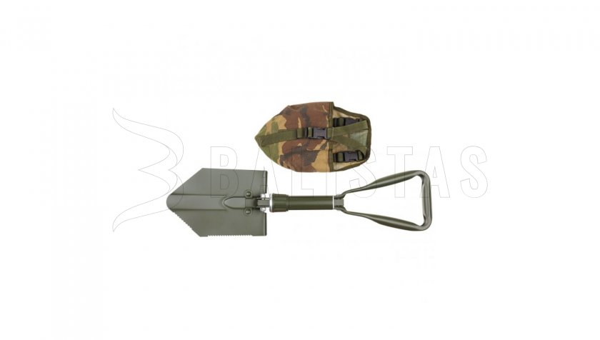 Polní lopatka Army MFH klein met hoes groen