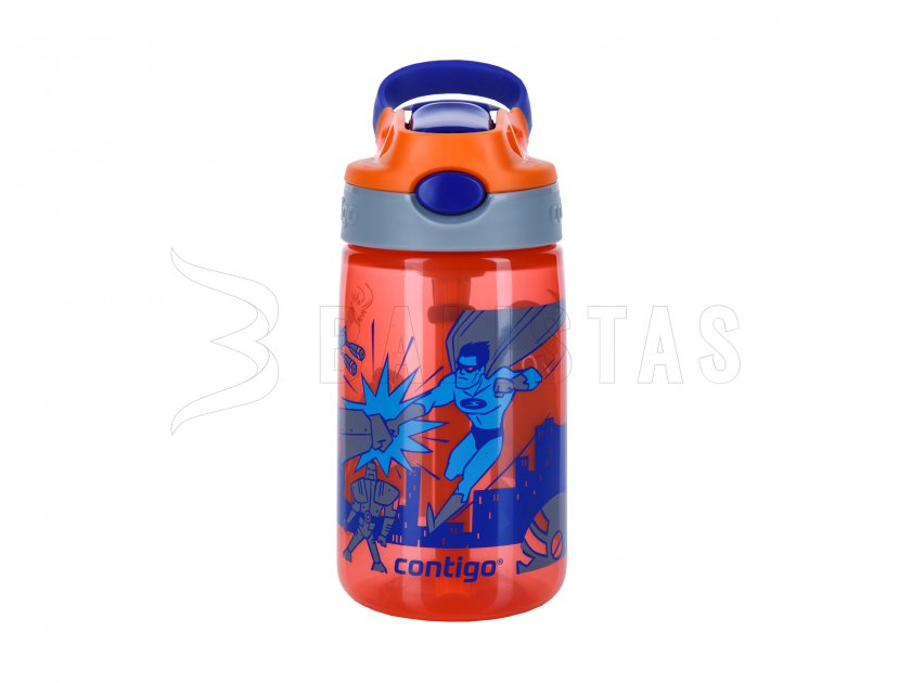 Kinderfles Contigo James 0,42 l oranje superhero