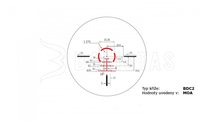 Richtkijker Vortex Strike Eagle 1-8x24 BDC2