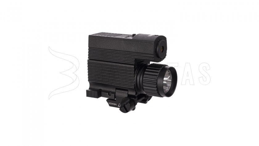 Laser richtkijker Venox Flash groen met LED-zaklamp