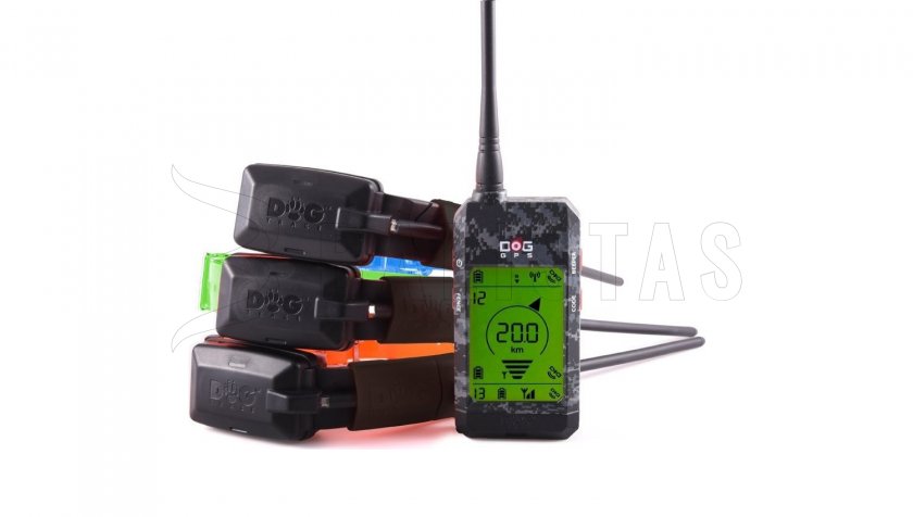 GPS lokátor Dogtrace DOG GPS X23 voor 3 honden