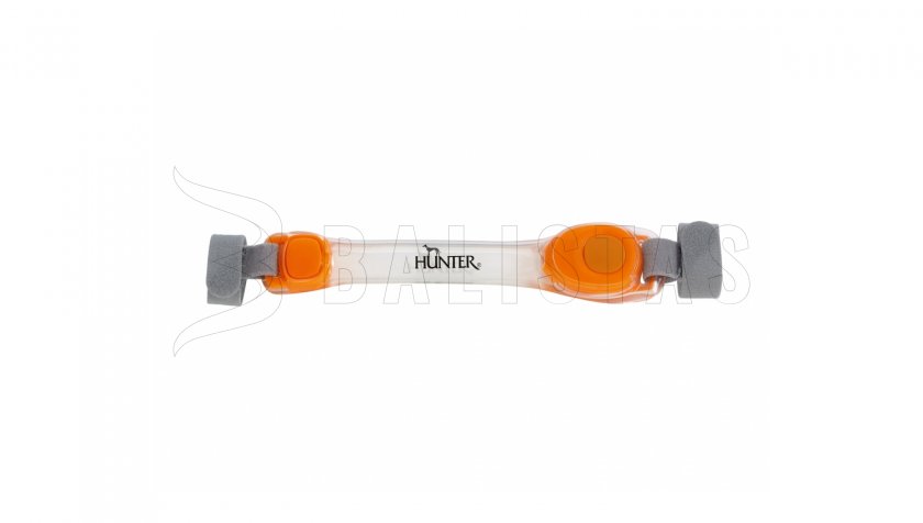 Verlicht LED-hangertje voor halsband Hunter oranje