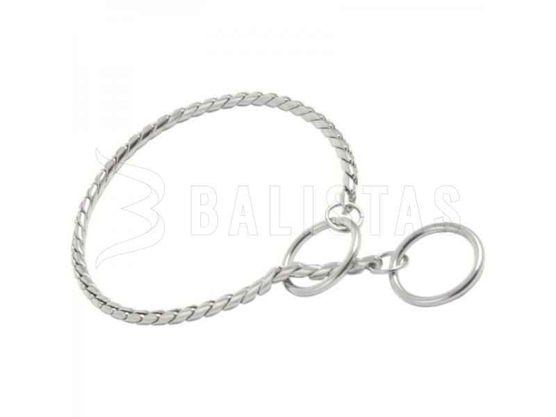 Kettinghalsband DeLuxe zilver, 25 cm