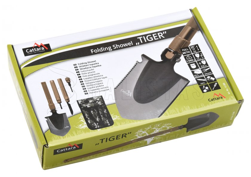 Multifunctionele opvouwbare schop Cattara TIGER 77cm