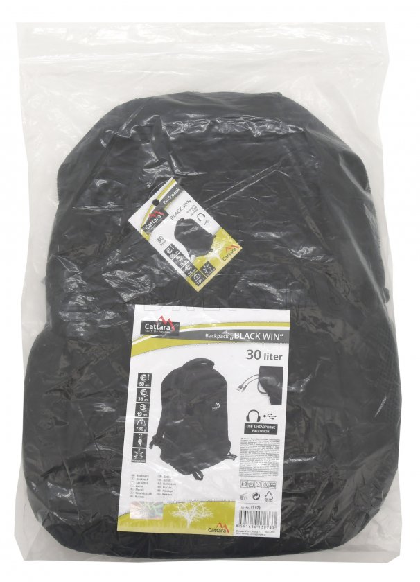 Rugzak Cattara 30l BLACK WIN