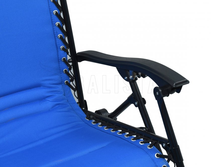 Camping ligstoel Cattara LIVORNO blauw