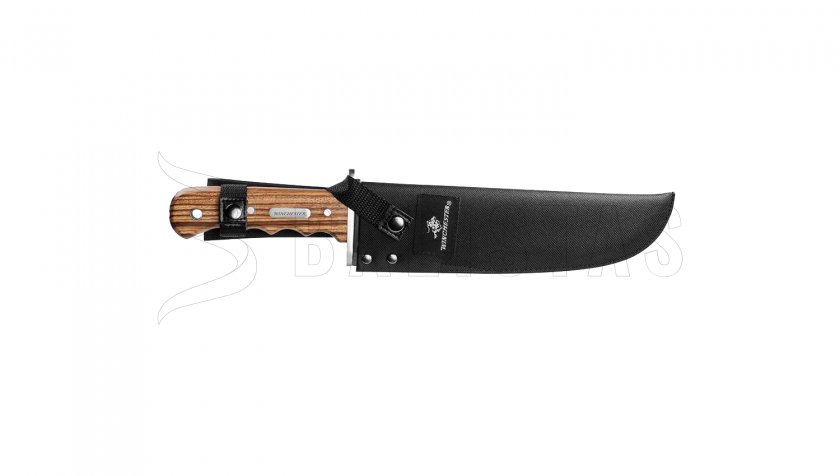 Mes Winchester Double Barrel Bowie met schede