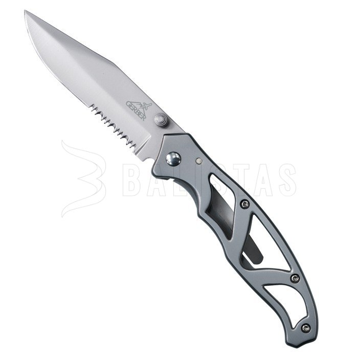 Mes Gerber Paraframe II met gecombineerd lemmet