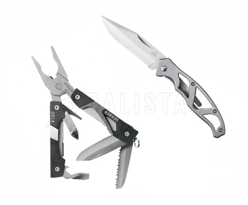 Set tangen Gerber Vise en mes Gerber Mini-Paraframe