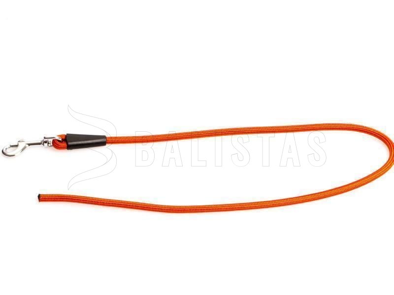 Hondenriem Dogtrace couračka zilveren gesp 70cm oranje