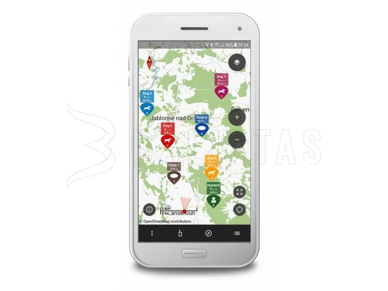 Halsband voor GPS lokátor Dogtrace DOG GPS X30T