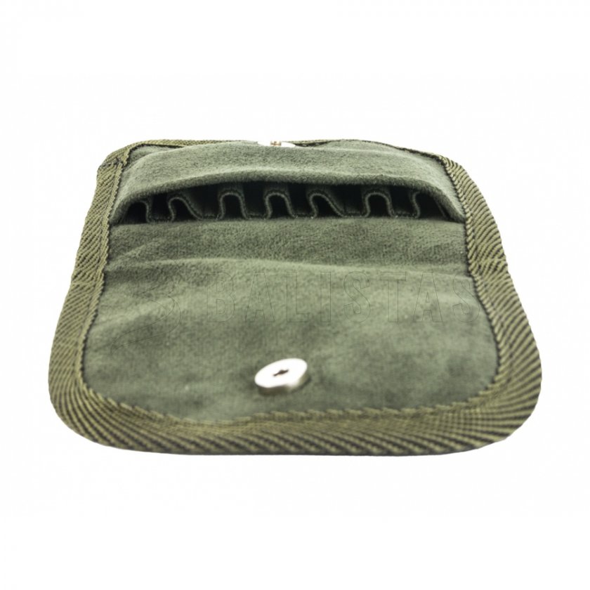 Forsport 001 groen etui voor 7 kogelpatronen