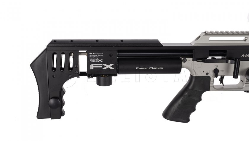 Luchtbuks FX Impact MKII Sniper Edition, Power Plenum, Silver 5,5mm
