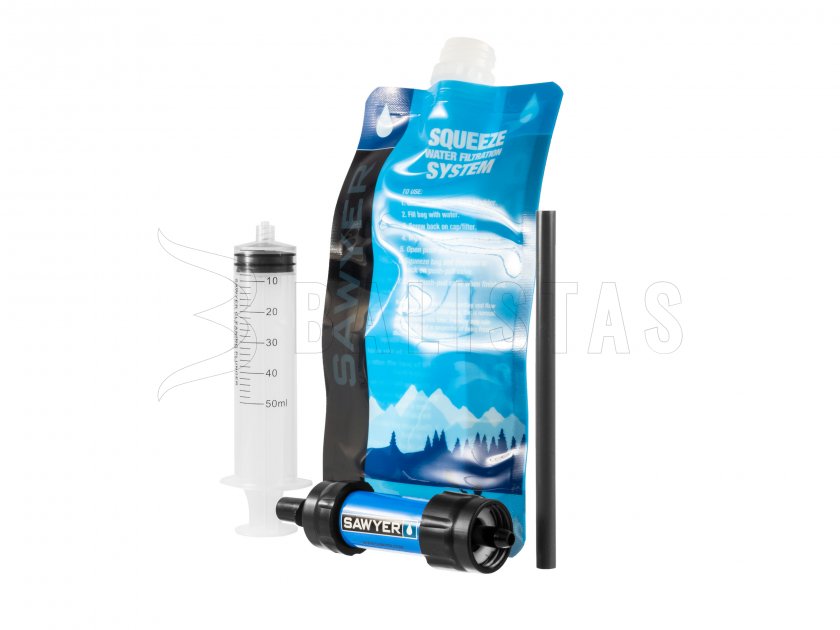 Waterfilter Sawyer Mini SP128 blauw