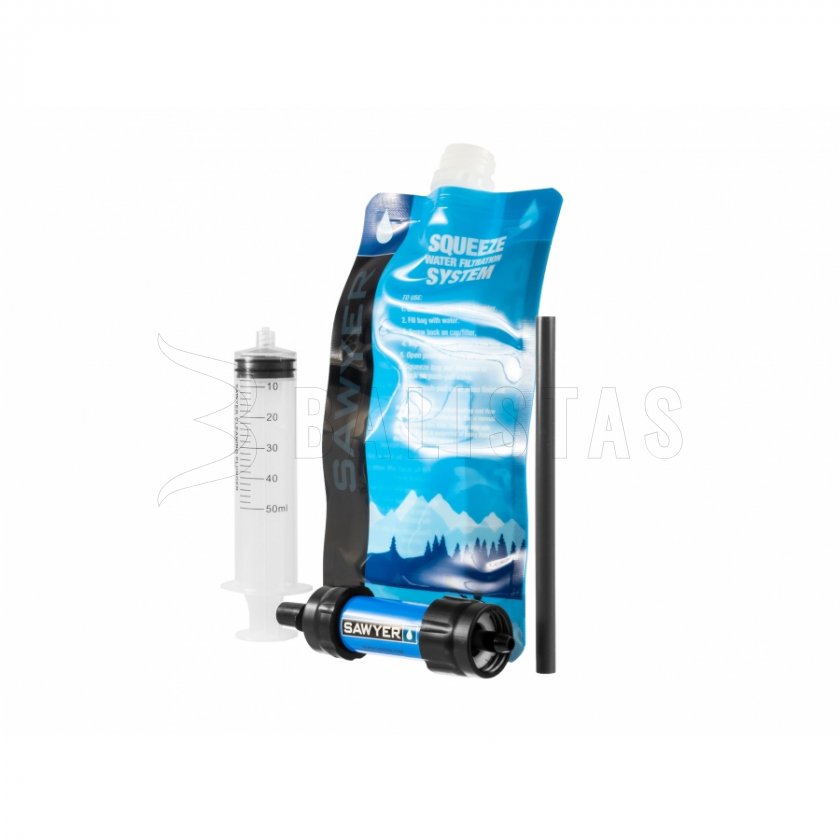 Waterfilter Sawyer Mini SP128 blauw