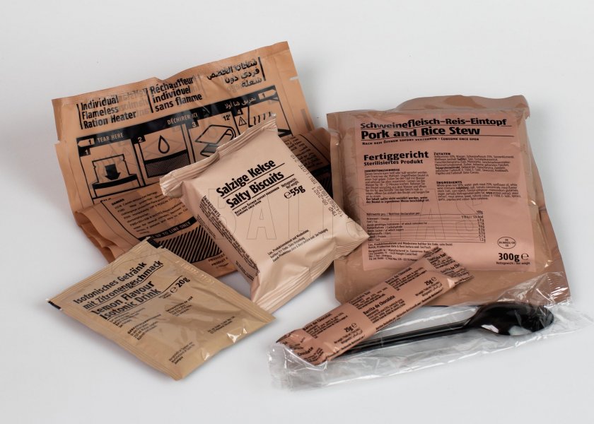 MRE - One Meal, Menu III – Hovězí maso s rýží