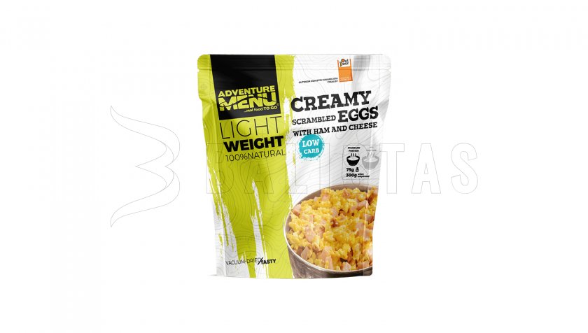 Roerei met ham en kaas in romige saus Adventure Menu Lightweight