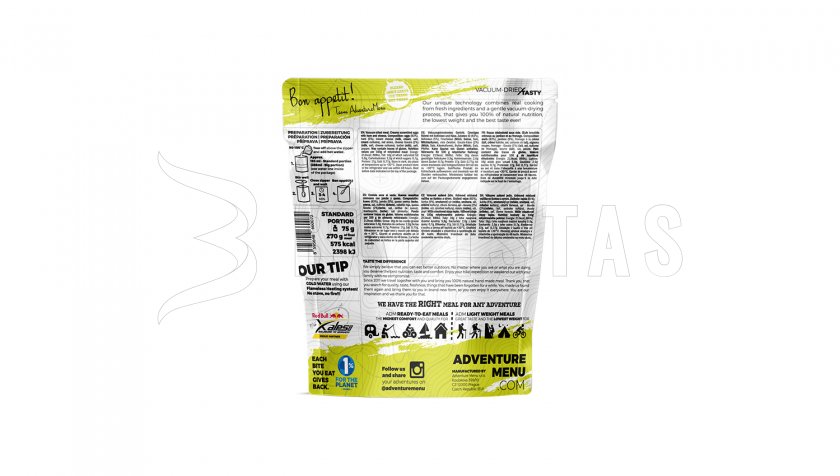 Roerei met ham en kaas in romige saus Adventure Menu Lightweight