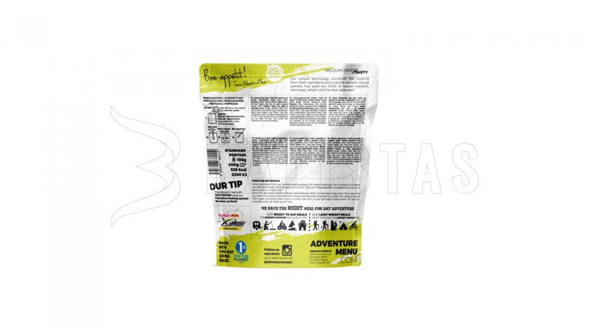 Fusilli met spinazie en walnoten Adventure Menu Lightweight
