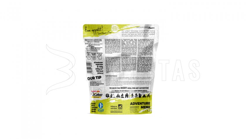 Kuře Tikka Masala met basmatirijst Adventure Menu Lightweight
