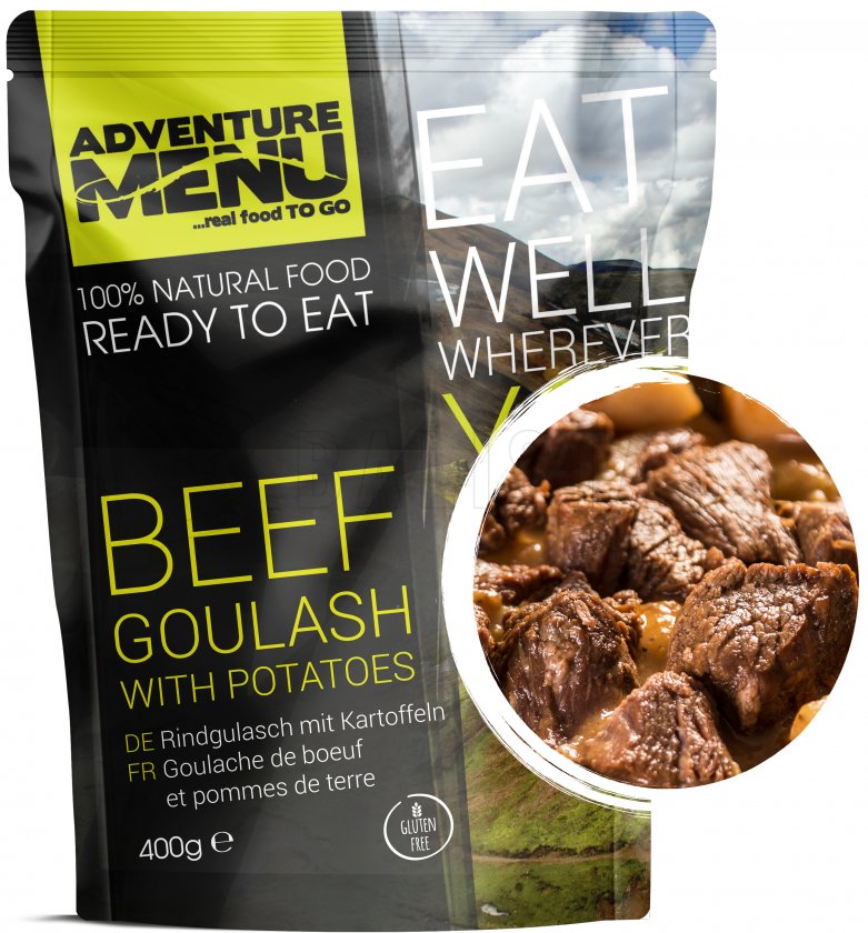Hovězí guláš s bramborem Adventure Menu