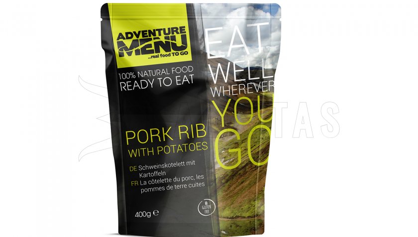 Vepřové žebírko met aardappel Adventure Menu