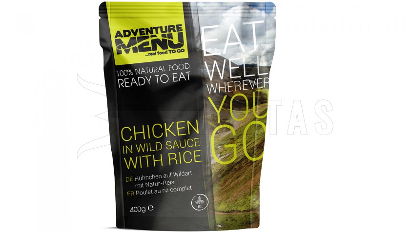 Kuřecí na divoko met rijst Adventure Menu