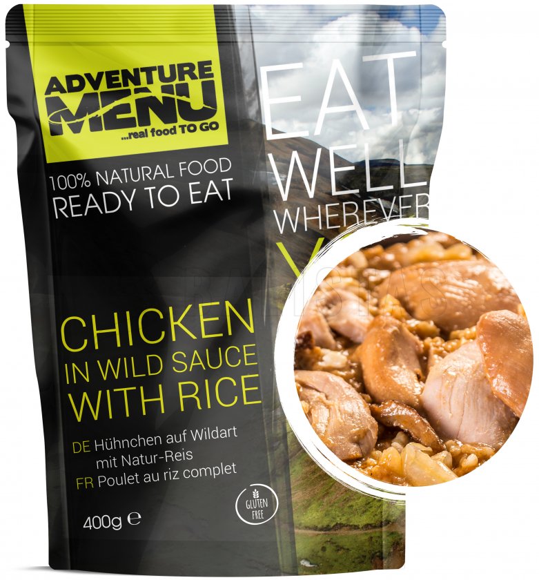 Menu III – Varkensrib + Wilde kip Adventure Menu