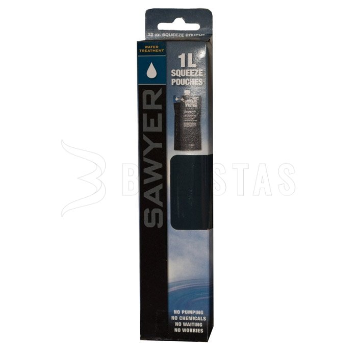 Opvouwbare fles Sawyer 1l - set 3 stuks