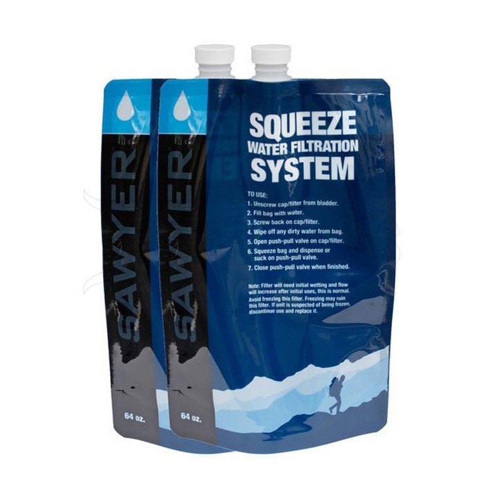 Opvouwbare fles Sawyer 2l - set 2 stuks