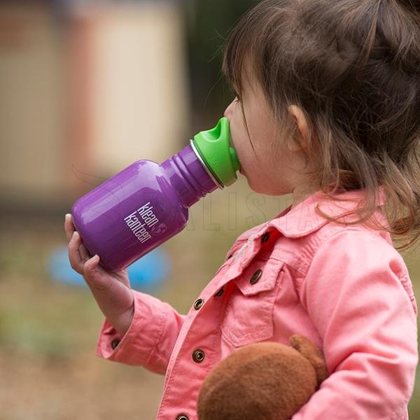 Kinderen drinkfles Klean Kanteen Sport 355ml roestvrij staal