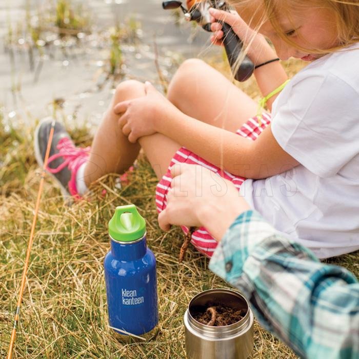 Kinder thermosfles Klean Kanteen Classic Loop 355ml roestvrij staal