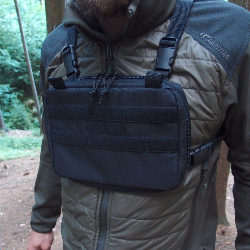 Borsttasje Jubö Front Bag Mini zwart