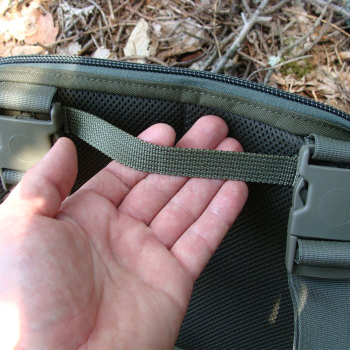 Borsttasje Jubö Front Bag Mini zwart