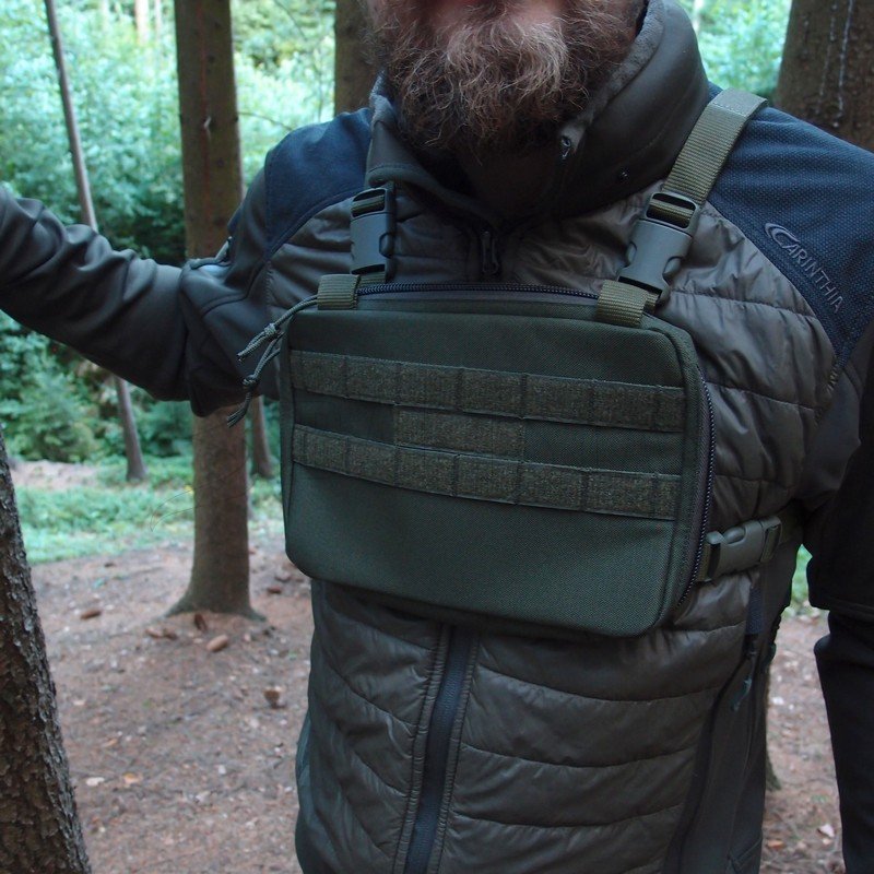 Hrudní tas Jubö Front Bag Mini groen