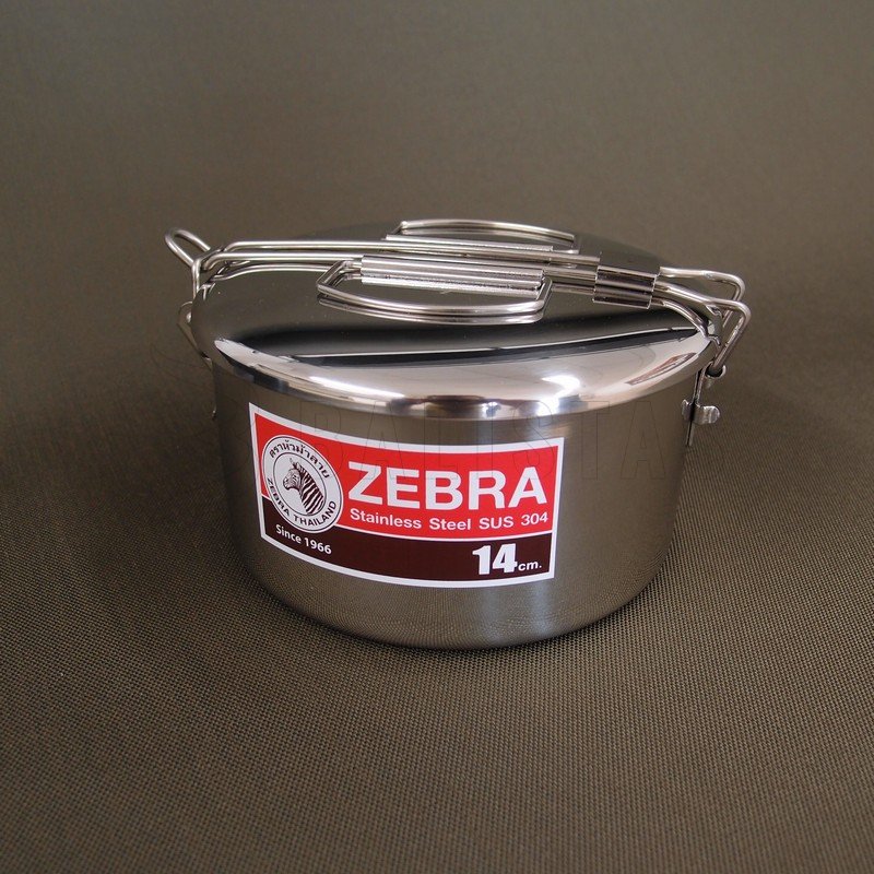 Kookgerei Zebra Camping Pot 14cm