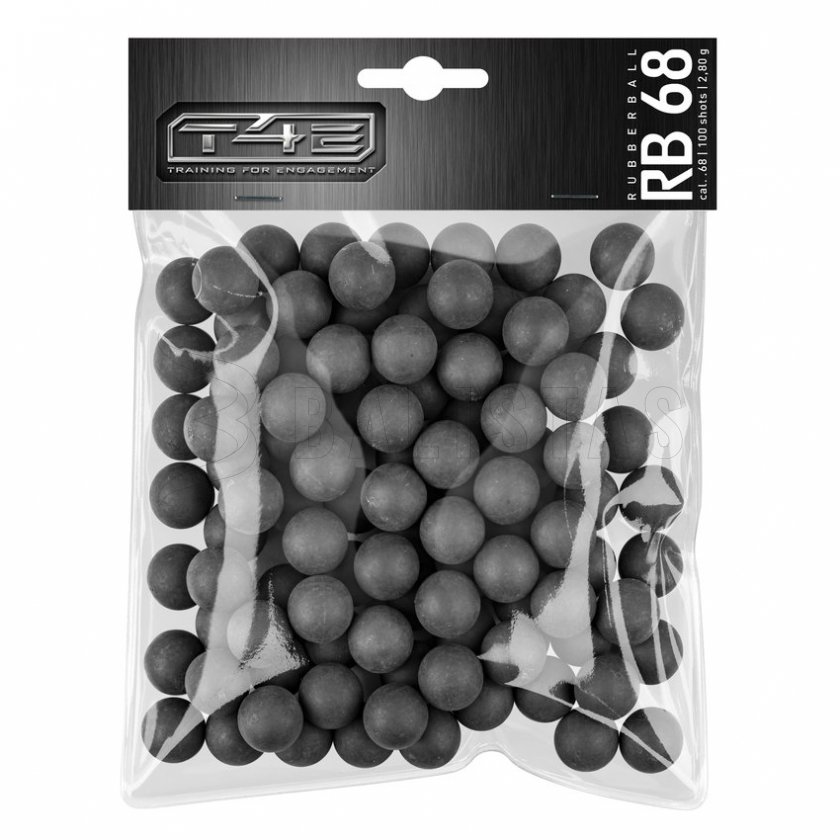 Kogeltjes T4E Rubber Ball RB .68 polymer 100st