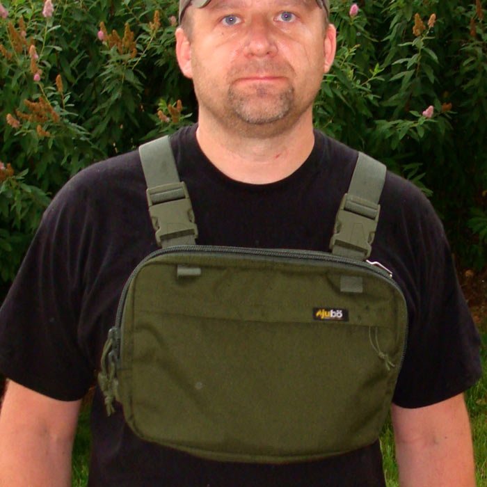 Hrudní tas Jubö Front Bag Classic groen