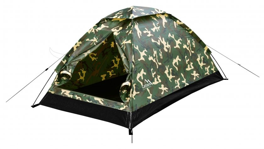 Tent Cattara Army voor 2 personen camo