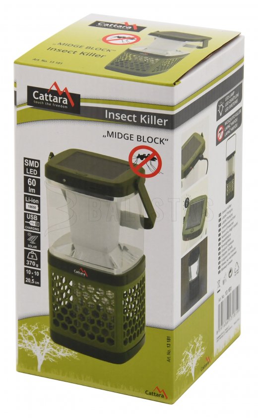 USB zaklamp en insectenvanger Cattara Midge Block