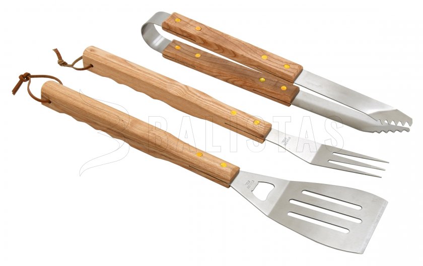 Grillgereedschap Cattara Wood set 3 stuks