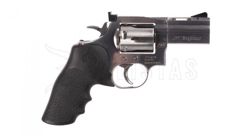 Luchtrevolver ASG Dan Wesson 715 2,5" silver diabolo’s