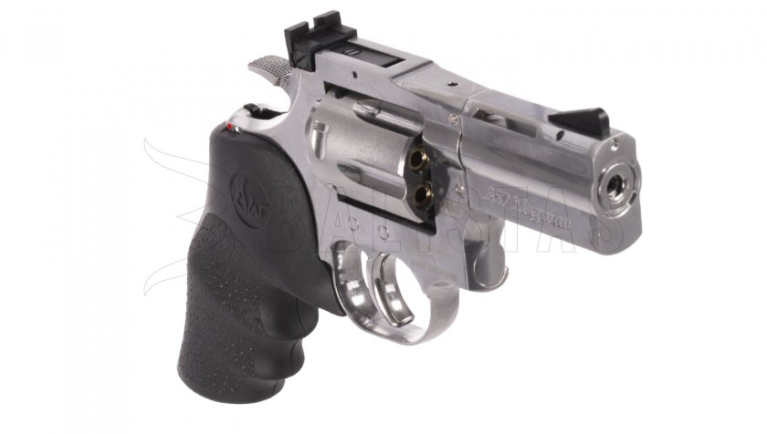 Luchtrevolver ASG Dan Wesson 715 2,5" silver diabolo’s